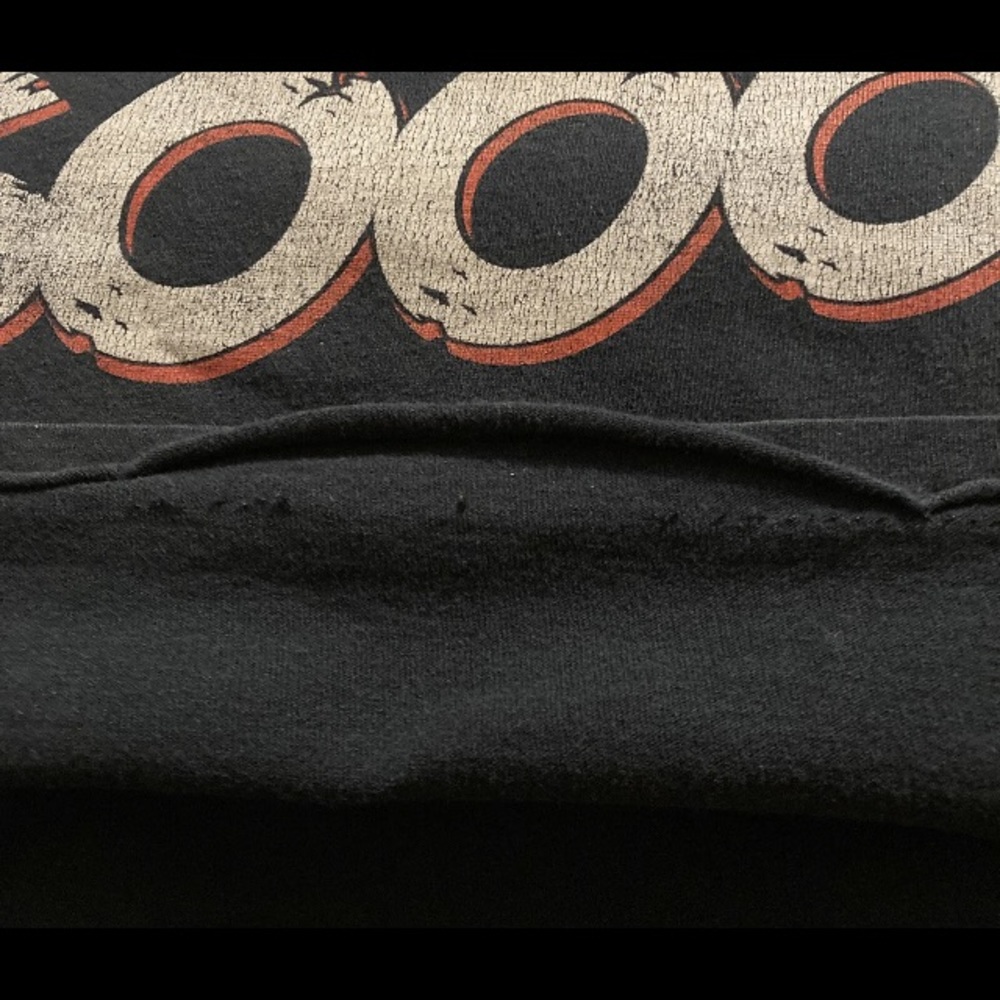 Ted Nugent 6000th Detroit Rock Tee Concert 2008 Black T-Shirt Size L Men’s Faded - Picture 8 of 9